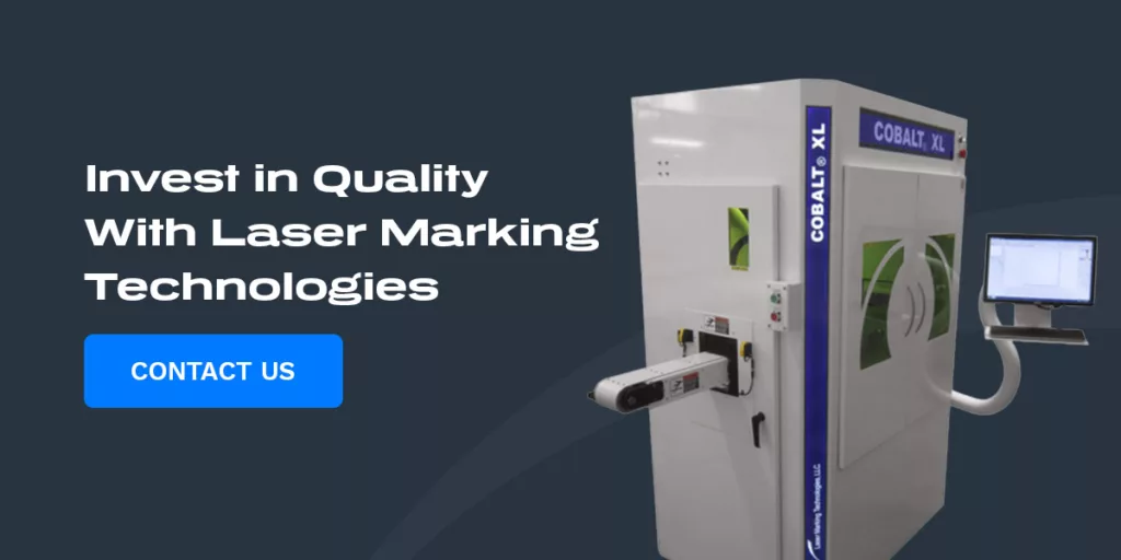 A 3D model of a Laser Marking Technologies' Cobalt XL machine
